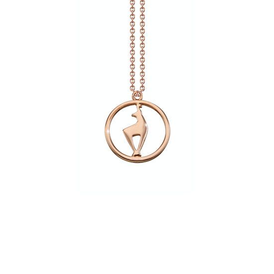 The Oliver Heemeyer Pure Gold Kitz necklace is named after the enchanting village in the Tyrolean mountain side Kitzbuehel. Handcrafted and made out of 18k rose gold.