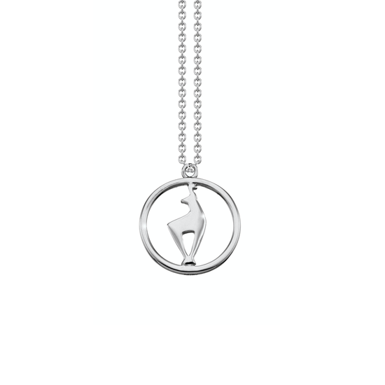 The Oliver Heemeyer Pure Gold Kitz necklace is named after the enchanting village in the Tyrolean mountain side Kitzbuehel. Handcrafted and made out of 18k white gold.