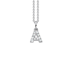 Letter Diamant Halskette