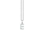 Letter Diamant Halskette
